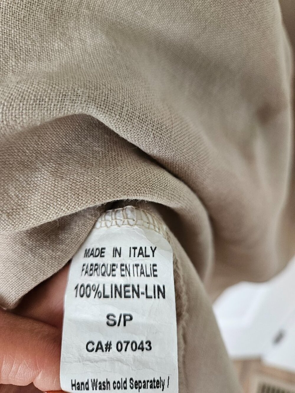 Linen maxi dress size Small - Picture 2 of 5